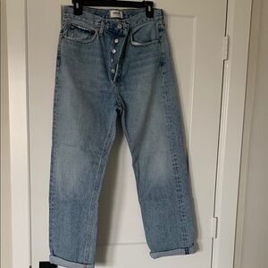 Agolde Classic Blue Denim Jeans